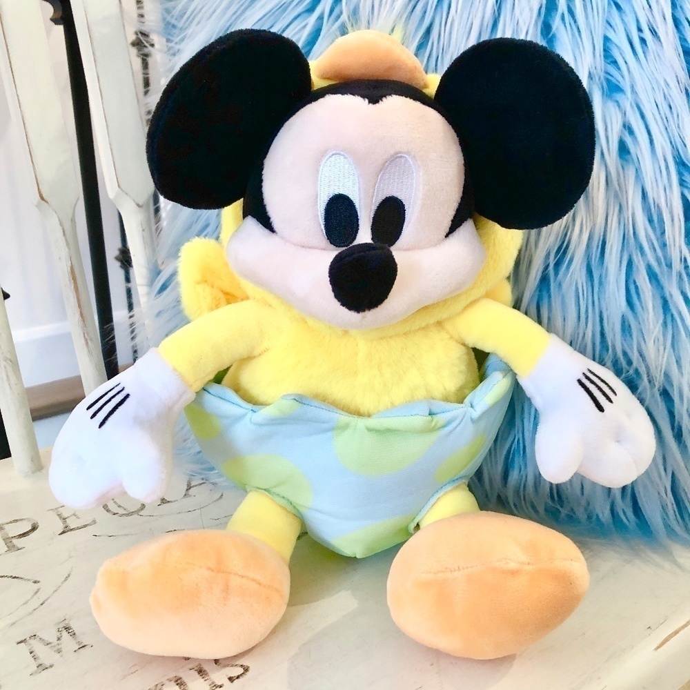 Disney, Mickey Mouse,‎ Easter Egg, Baby Chick, Costume, Plush, New, No Tags